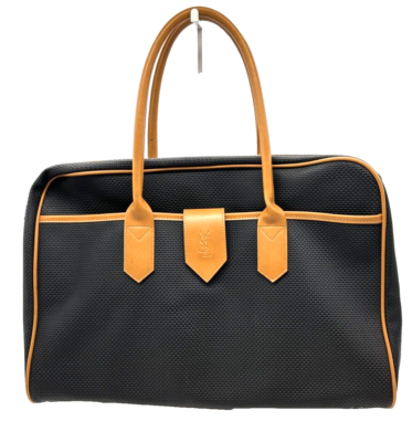 【良品】Yves Saint Laurent ボストンバッグ PVC レザー Yves Saint Laurent Bag Handbag Boston Bag Pvc Navy Authentic | eBay