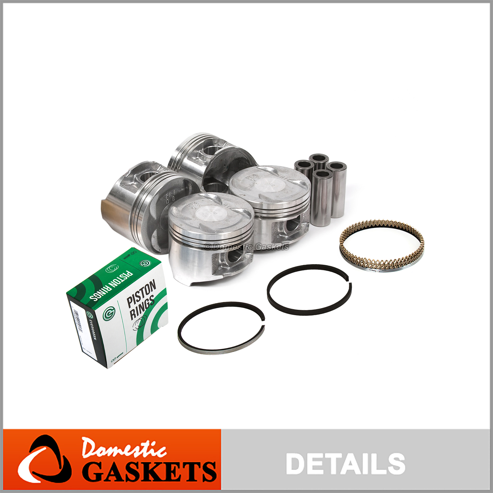 Pistons and Rings fit 9001 Acura Integra GS LS RS 1.8L SOHC B18A1 B18B1 eBay