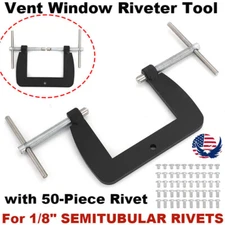 For 1/8" Semi Tubular RIVETS - Toy Repair / Vent Window Rivets Fixt Dies Kit