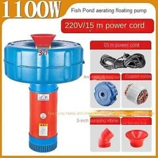 Irrigation Pump Small Fish Pond Aerator Pond Floating Aerator Float Pump 1100W