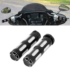 25mm 1'' CNC Handlebar Hand Grips Fit For Harley Softail Road Street Glide FLHX