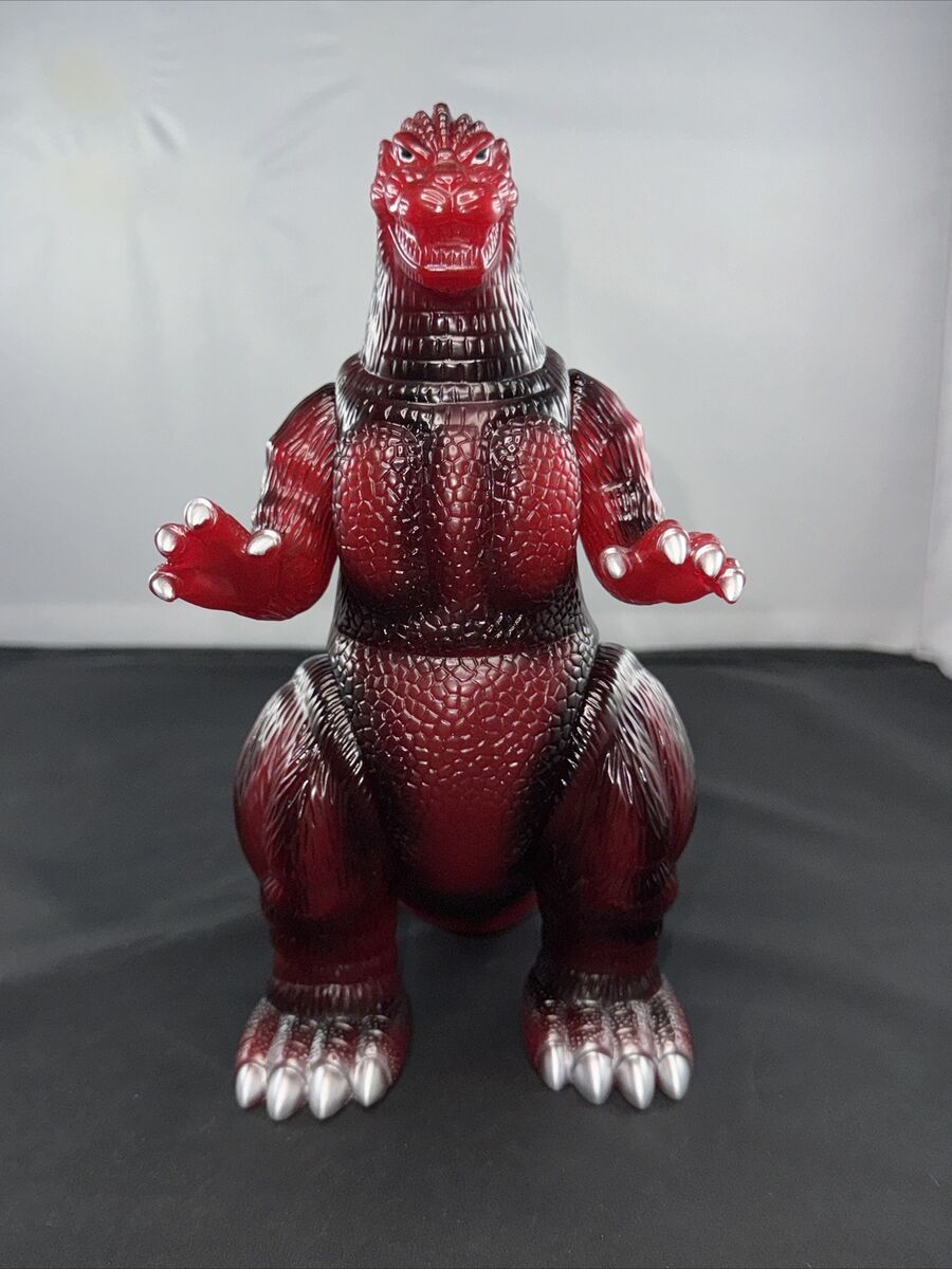 2021 MARUSAN 350 9” Godzilla 1989 CLEAR RED With Black And 2021 MARUSAN 350 9” Godzilla 1989 CLEAR RED With Black And