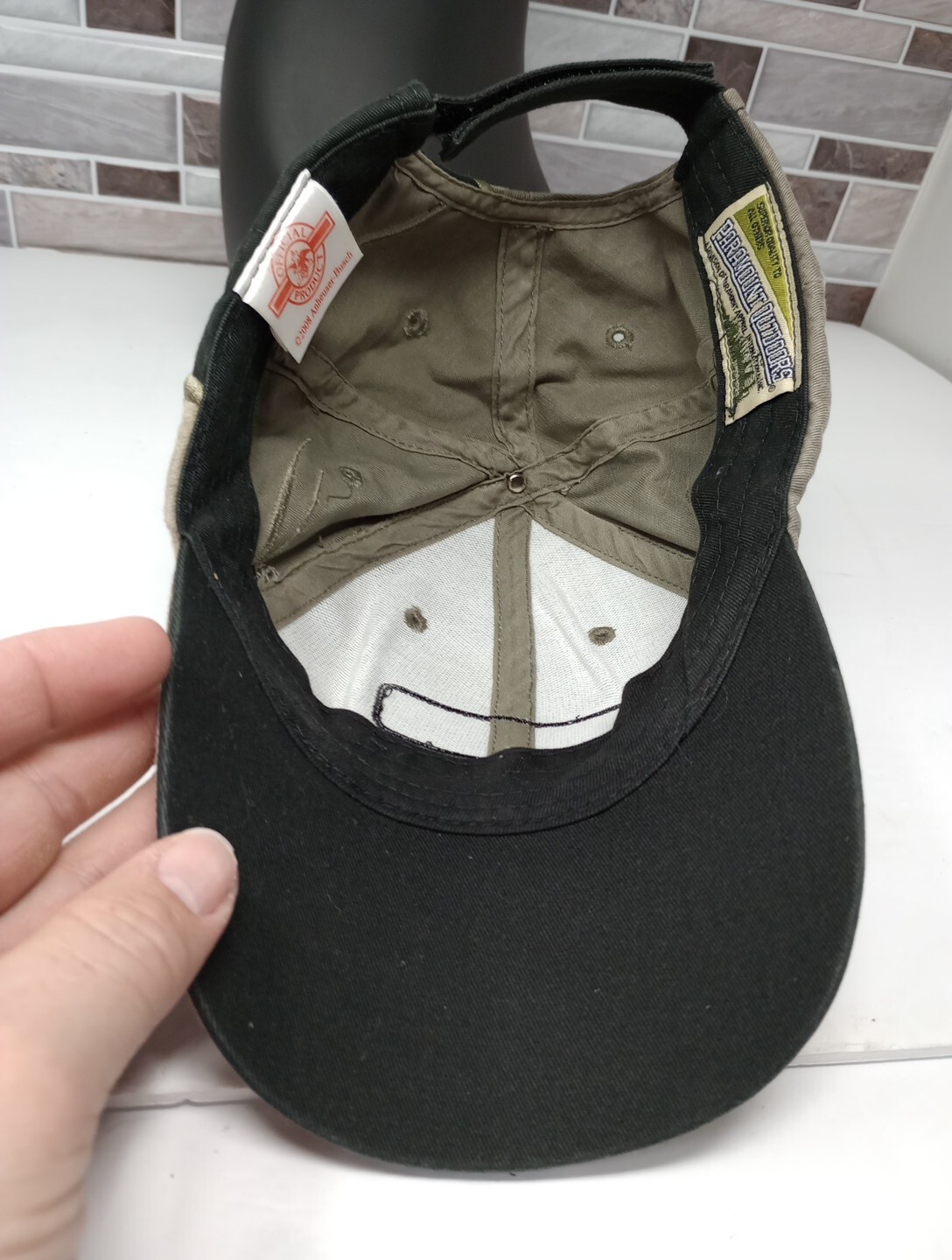 Budweiser Hat Ball Cap Adjustable Embroidered Cam… - image 5