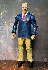 WWE Elite Mean Gene Okerlund Action Figure Flashback Series Wrestling Toy AEW