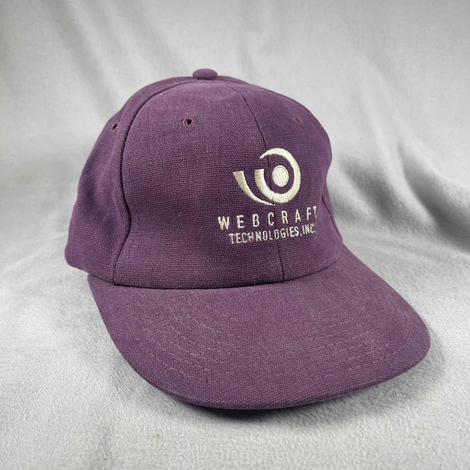 Webcraft Technologies Hat Mens Strapback Purple N… - image 1