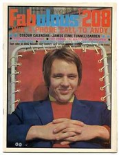 Fabulous 208 Magazine 5 October 1968 James Darren Scott Walker Love Affair Mary