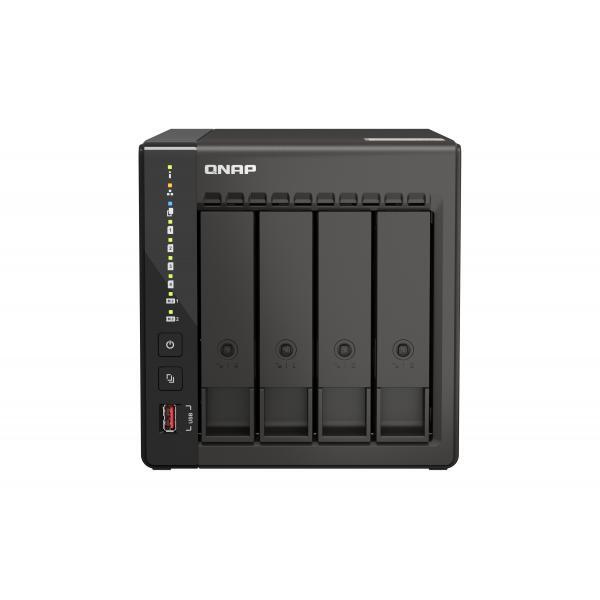 QNAP QVP-41C server NAS e di archiviazione Tower Collegamento ethernet LAN Nero