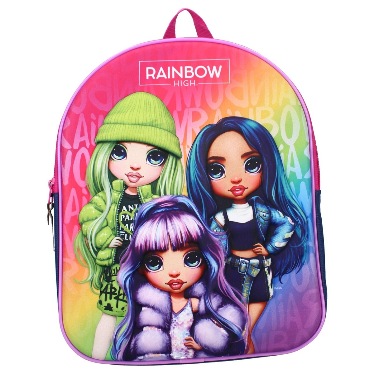 Rainbow High Zainetto 3D Scuola Asilo Sacca Borraccia Portamerenda Netflix  Serie