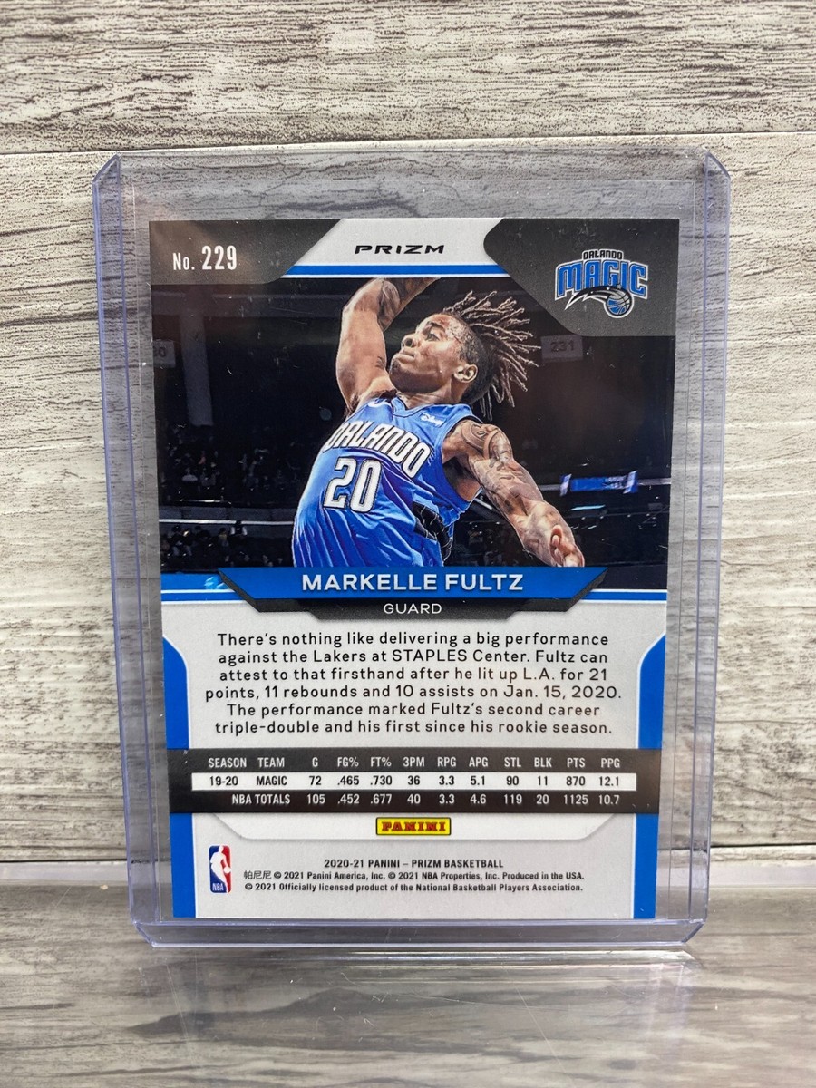 2020-21 Panini Prizm Markelle Fultz Silver Prizm #229 Orlando