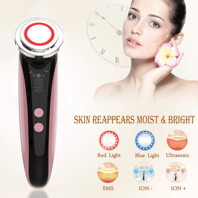 5 in 1 EMS Beauty Instrument RF Radiofrequenz Gesicht LED Photon Hautpflege Werkzeug 