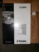 Spectra Precision LL300N laser user guide NEW USER MANUAL Free shipping!