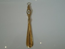 Shoe Horn Brass & Mother Of Pearl Handle A Very Nice Gift Mum Dad 