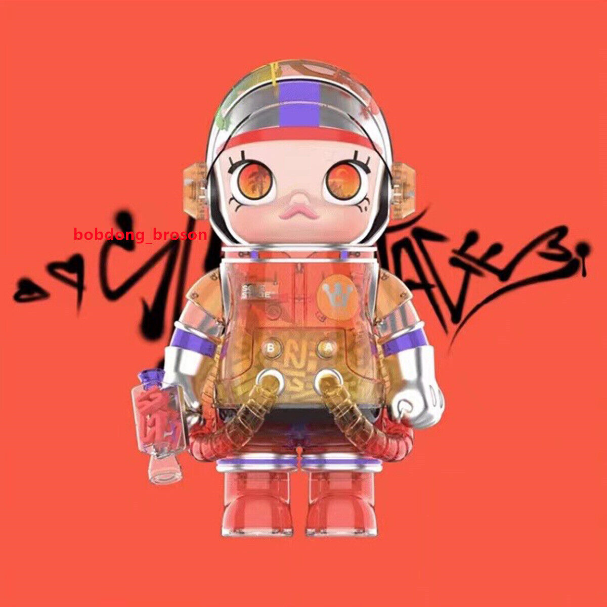 Pop Mart MOLLY X SOLESTAGE Designer Figure 400% SOFT VINYL Pop Mart MOLLY X SOLESTAGE Designer Figure 400% SOFT VINYL