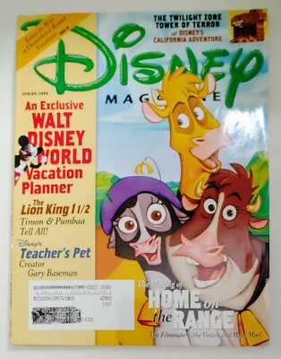 Walt Disney's Magazine 15冊セット 2 Disney Magazines - Spring 2003 & Spring 2004. Mickey Mouse. Walt