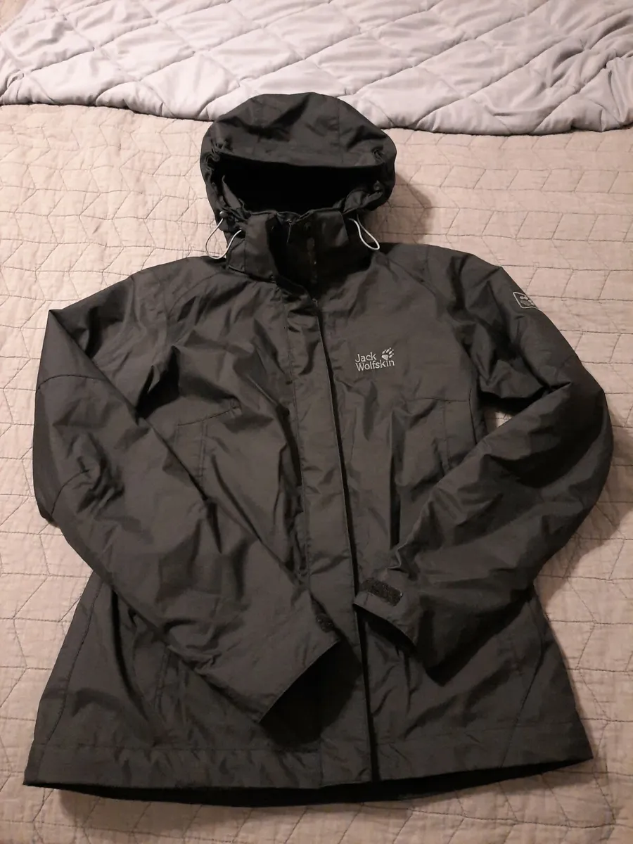 JACK WOLFSKIN Texapore Waterproof Jacket | Small | Zip Hood Rain Coat Ski |  eBay