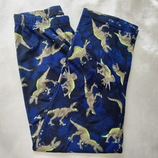 Children  s Place Boys Blue Dinosaur Pajama Pants XXL Elastic Waistband Used