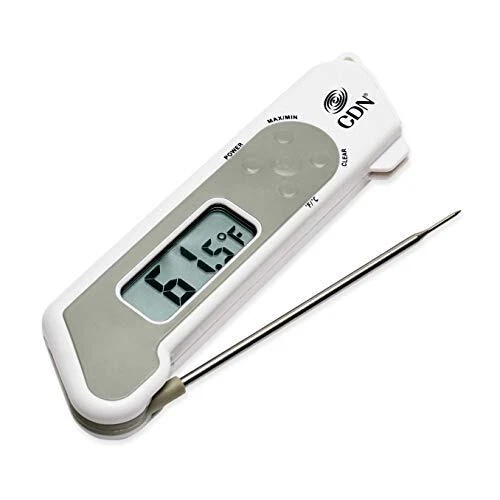CDN TCT572-W ProAccurate Digital Instant Read Folding Thermocouple Cooking Th...