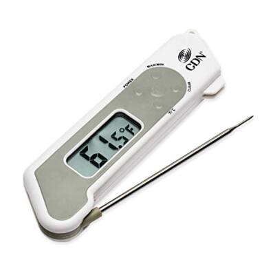 CDN TCT572-W ProAccurate Digital Instant Read Folding Thermocouple Cooking Th...