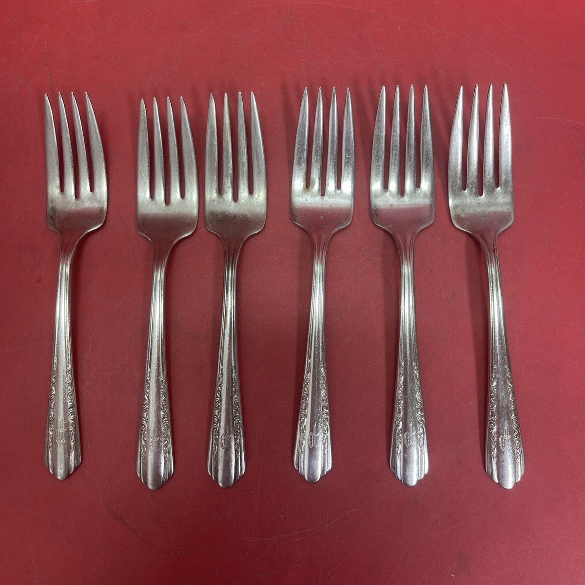 Marathon Silver Plate Serving Meat Fork, Thalia Pattern - 