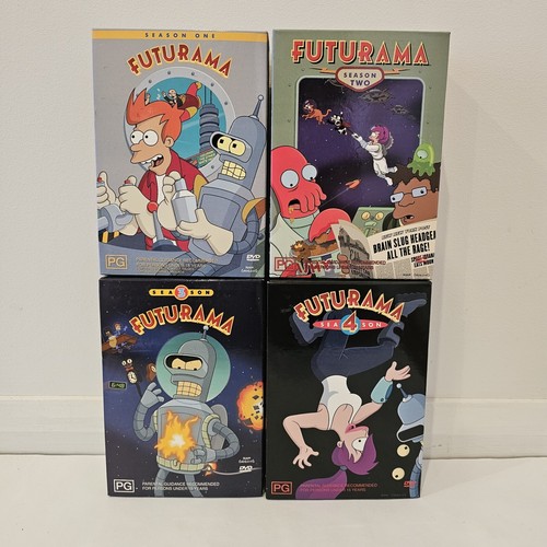 Futurama: The Complete Season 1 - 4 Series 1 2 3 4 DVD Region 4 VGC Free Postage