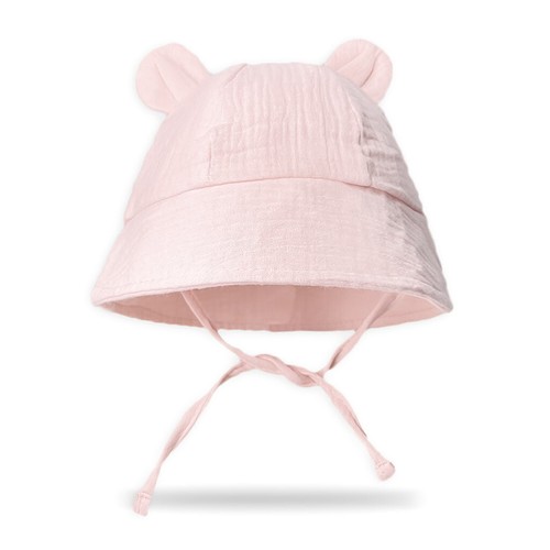 Personalised infant Bucket Hat Bear Beach Sun Cap Baby Custom Name Adjustable AU - Picture 30 of 30