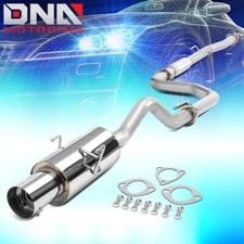 4"MUFFLER TIP STAINLESS STEEL EXHAUST CATBACK SYSTEM FOR 94-01 INTEGRA