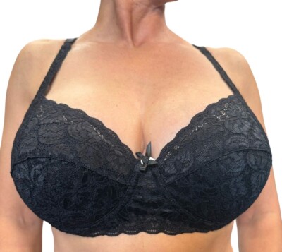  Damen BH mit Bügel Bügel mit Spitze und leichten Push Up Effekt  75A-100D