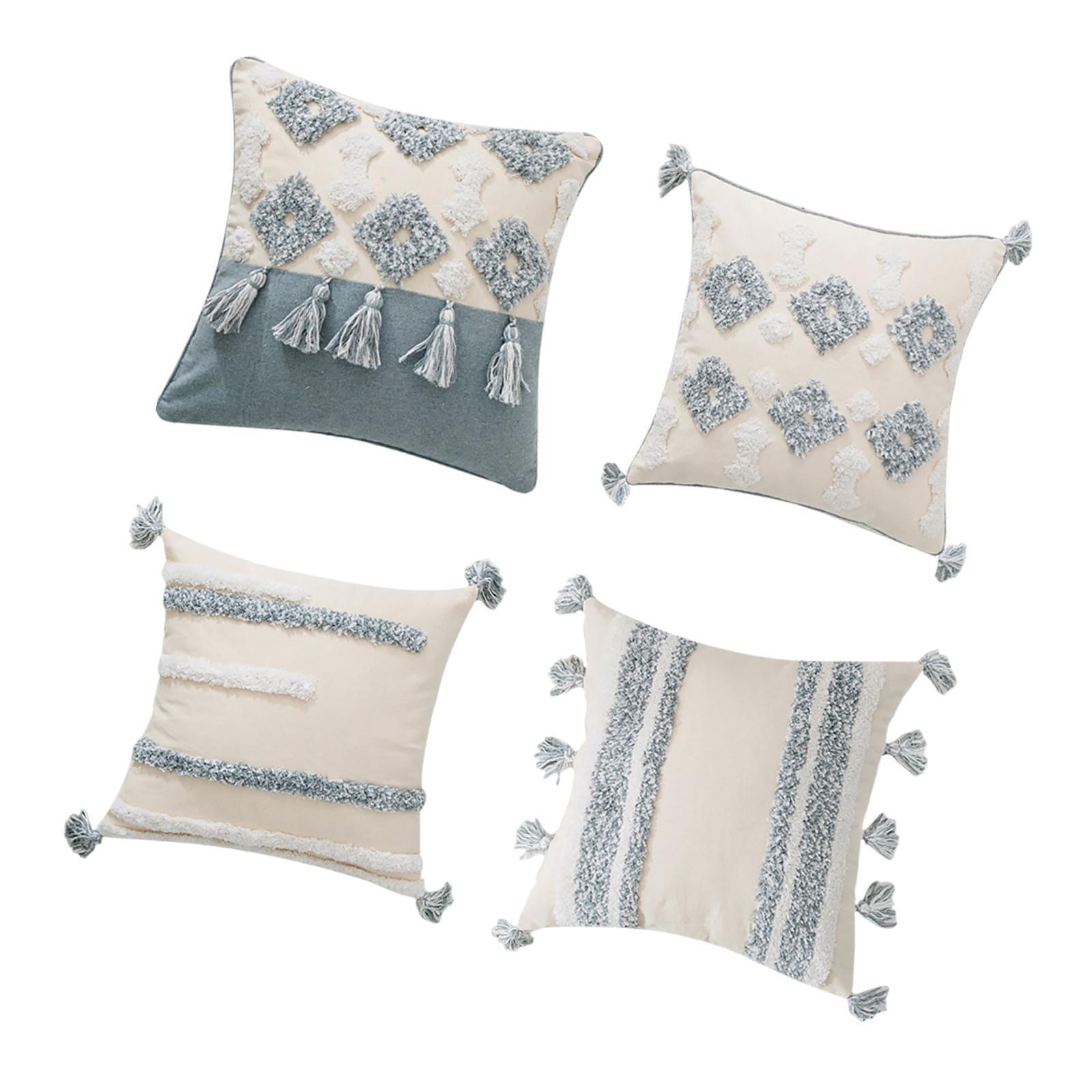 Throw Pillow Covers Hidden Zipper Cushion Covers Pillow Case for Couch Sofa-image