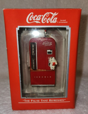 Coca-Cola Christmas Ornament ''The Pause That Refreshes'' Enesco 1st in Series '89