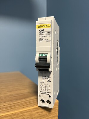 Square D 32amp Rcbo QOE132B03 B32 30mA 10kA