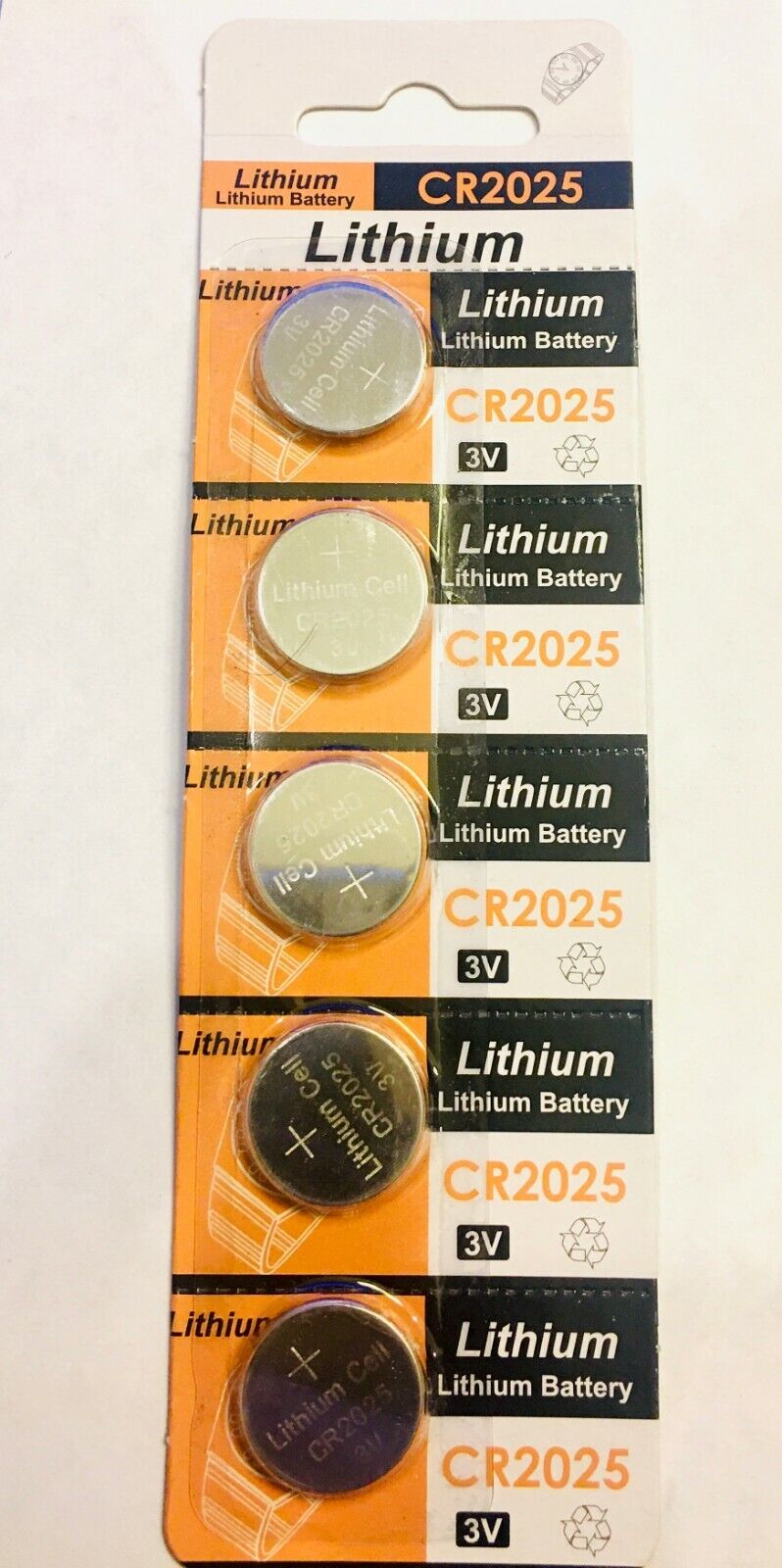 Lithium Coin Batteries CR2025, Single-Use Batteries, Power Saving