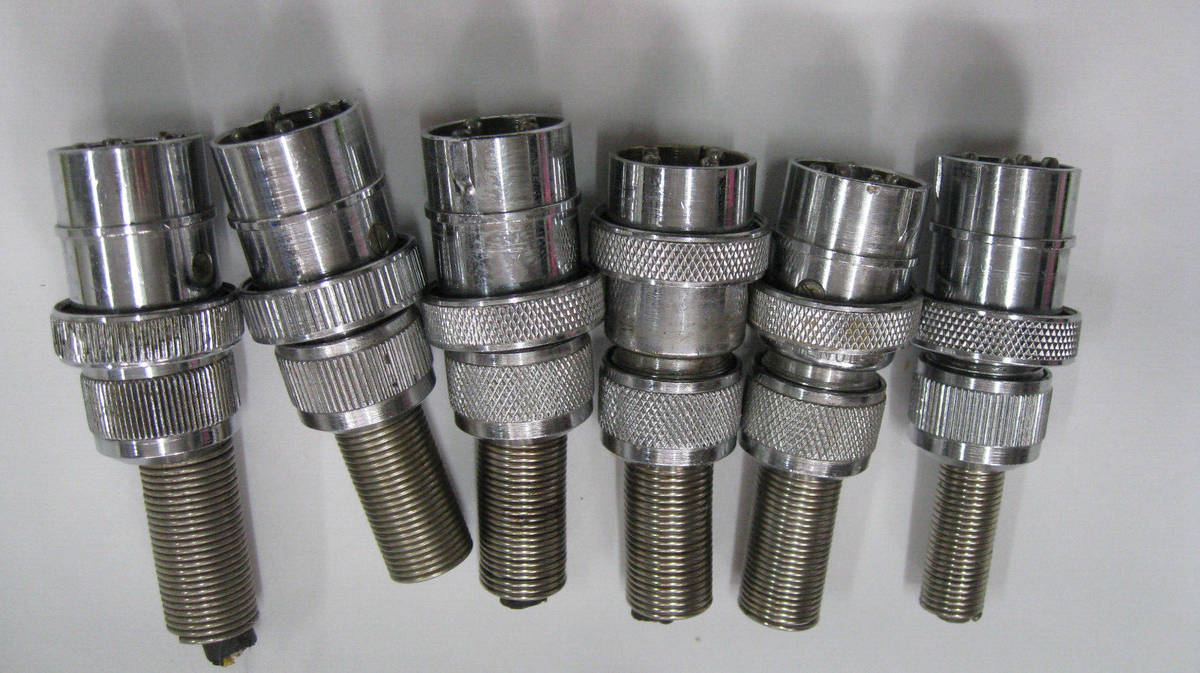 1pc 4-PIN MALE Amphenol MICROPHONE CONNECTOR 91-MC4M plug fit