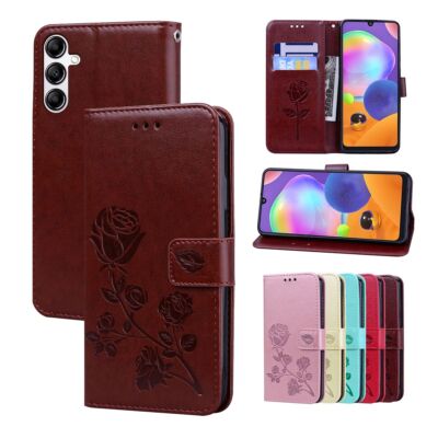 Handyhülle Schutz Case für Samsung Galaxy A24 4G Cover Klapp Tasche Etui Bumper
