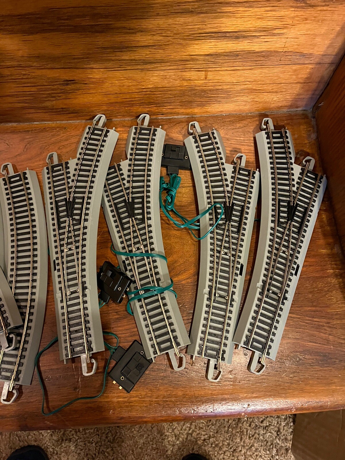 Lot of (52) Bachmann Ho Scale EZ Track CurvedStraight Switches