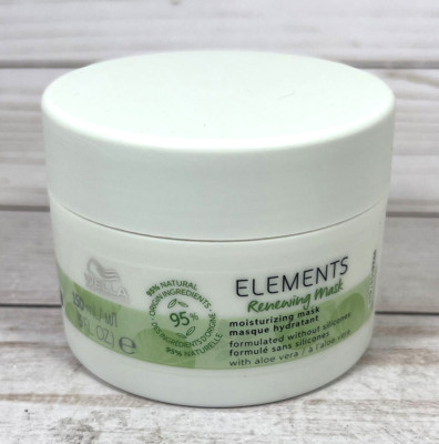 Wella Elements Renewing Moisturizing Mask 5oz Repairing Mask Aloe Vera