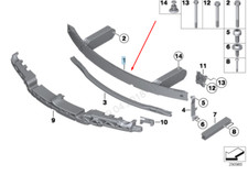 Pare-choc avant BMW M6