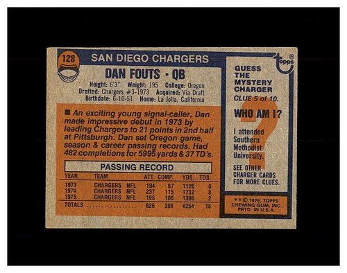 1976 TOPPS FOOTBALL #1-275 YOU PICK SEE PHOTOS OF EVERY CARD STARS *NEW LISTING* - Picture 237 of 497
