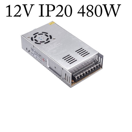 Transformador de fuente de alimentación controlador LED DC 12V 10W-720W regulado IP20 PSU - Imagen 35 de 96