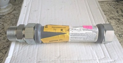 DORMONT ULTRA FLOW 1-1/4''OD 12'' PVC Coated High BTU SS Gas Connector New