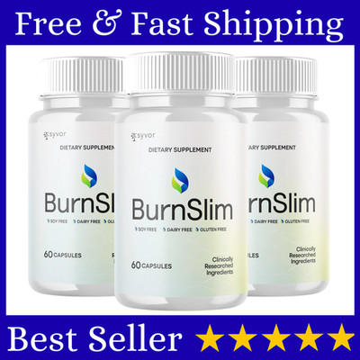 (3 Pack) BurnSlim Advanced Energy & Fitness Supplement Burn Slim 180 Capsules.