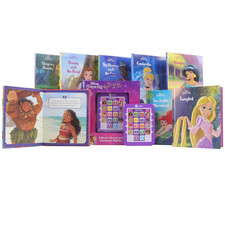 Disney Princess Moana, Cinderella, Rapunzel, and More - Me Reader and 8-Book Li
