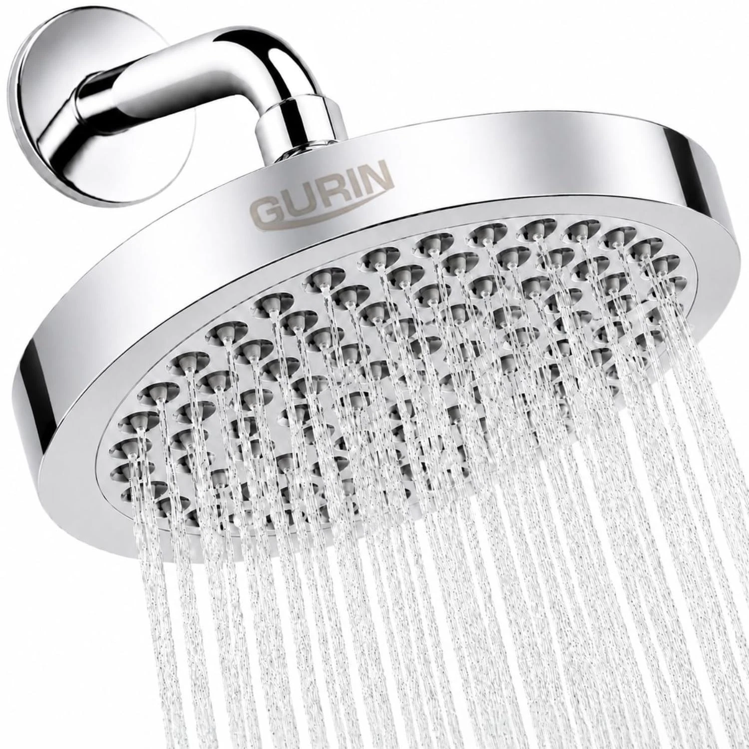 Shower Head High Pressure Rain Shower head - 6 Inch Luxury Design with Adjust...