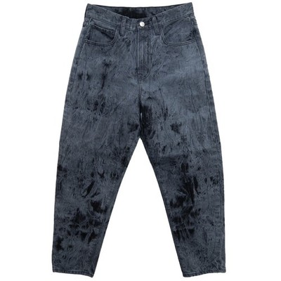 Edwin Black Dyed Taper Leg Jeans Size 26