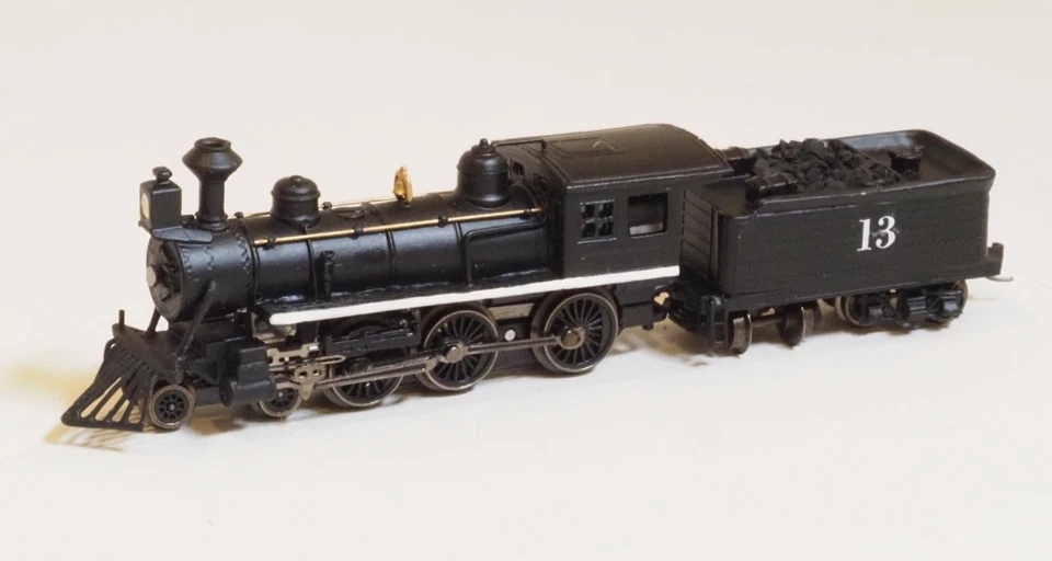 Brass Z-scale Westmodel 30032 American Early Era Steam Locomotive + tender, NEW - Image 2 of 4