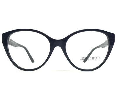 Jimmy Choo JC3009 5016 Brillengestell Katzenauge Vollrand Blau 52-16-140