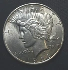 1923 Denver mint Peace Dollar $1 Silver Uncirculated strong strike
