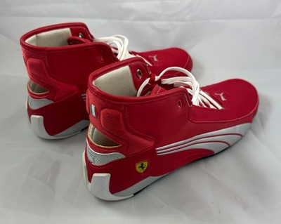 PUMA Ferrari Alekto Mid SF Rosso Corsa Silver 30441501 Men s Size 10 US