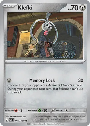 Pokemon Klefki C NM - Perfect Order 059/088