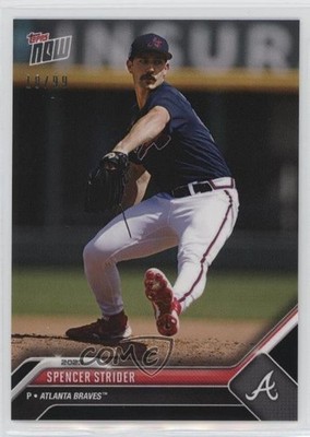 2023 Topps Now Road to Opening Day Black 18/99 Spencer Strider #OD-156 7jo