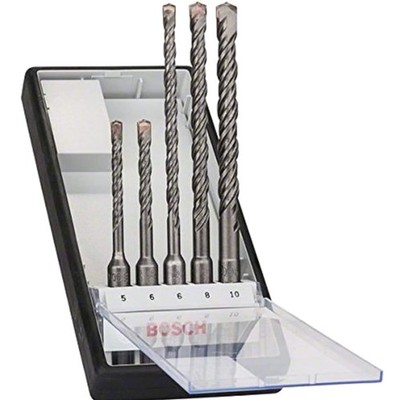 Bosch Robust Line Hammerbohrer-Set SDS plus-5 Beton Mauerwerk 5-10mm 5 Stk